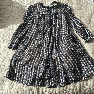 Zara girls button down dress size 6